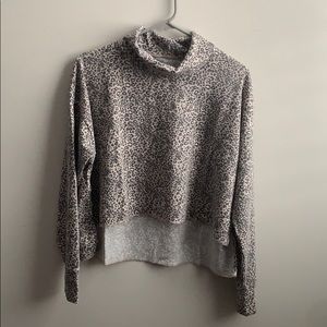 AEO Cheetah Turtleneck Top